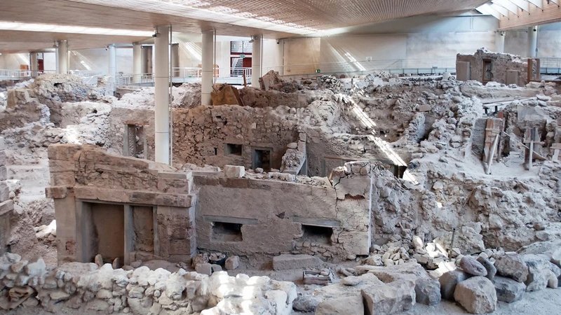 Akrotiri Archaeological Excavation