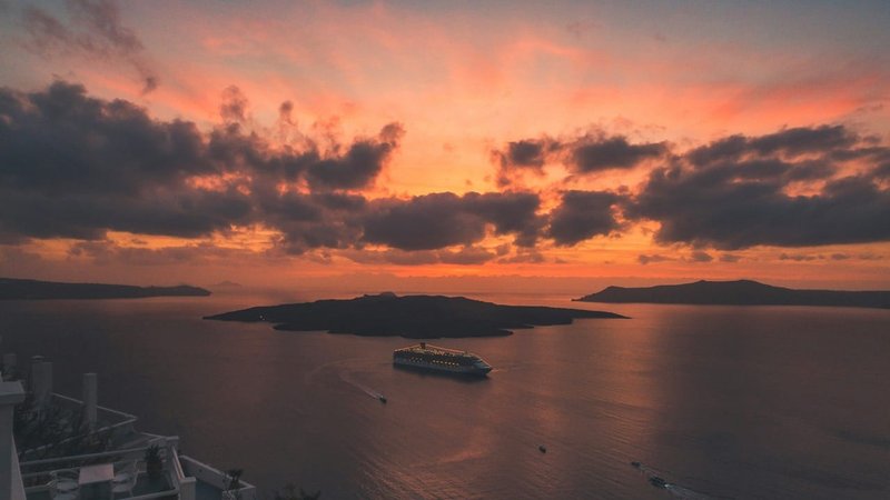 The Caldera Of Santorini